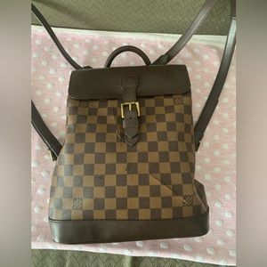 Damier ebene back pack